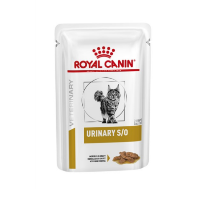 Afbeeldingen van Royal Canin Veterinary Urinary S/O MIG/CIG Kattenvoer (12x85g)