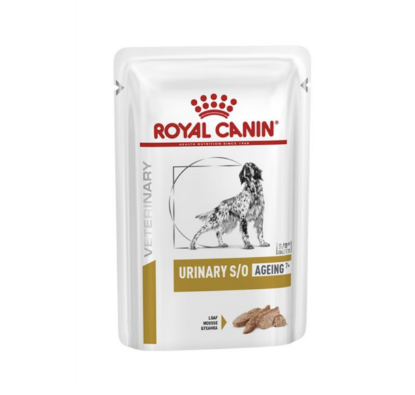 Afbeeldingen van Royal Canin Veterinary Urinary S/O Ageing 7+ DOG - NATVOER (12x85g)