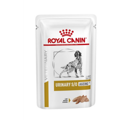 Afbeeldingen van Royal Canin Veterinary Urinary S/O Ageing 7+ Pouch (12x85g) Hondenvoer