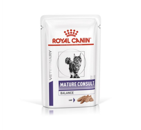 Afbeeldingen van Royal Canin Veterinary Mature Consult Balance CAT - WET (12 x 85g)