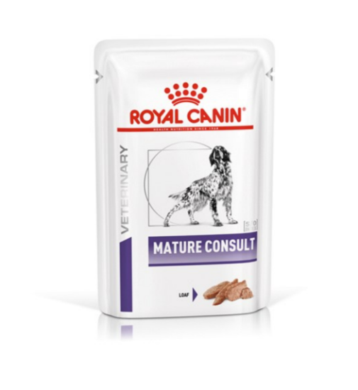 Afbeeldingen van Royal Canin Veterinary Mature Consult Dog 12x85g  (loaf) Natte voeding