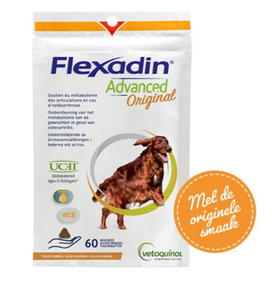 Afbeeldingen van Flexadin Advanced Original (hond) - 60 CHEWS