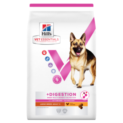 Afbeeldingen van Hill's VET ESSENTIALS MULTI-BENEFIT + DIGESTION Adult 1+ Large Breed DOG - DROOGVOER - zak 14kg