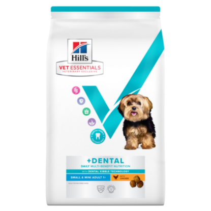 Afbeeldingen van Hill's VET ESSENTIALS MULTI-BENEFIT + DENTAL Adult 1+ Small & Mini zakken DROOGVOER