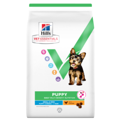 Afbeeldingen van Hill's VET ESSENTIALS MULTI-BENEFIT Small & Mini puppyvoer met Kip  2 kg
