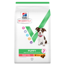 Afbeeldingen van Hill's VET ESSENTIALS MULTI-BENEFIT Medium puppyvoer met Kip 8 kg