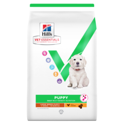 Afbeeldingen van Hill's VET ESSENTIALS MULTI-BENEFIT Large Breed puppyvoer met Kip 14 kg