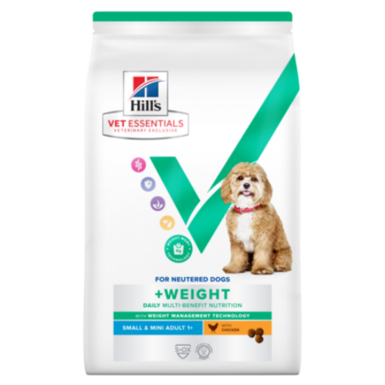 Afbeeldingen van Hill's VET ESSENTIALS MULTI-BENEFIT + WEIGHT Adult 1+ Small & Mini hondenvoer met Kip zak 2 kg