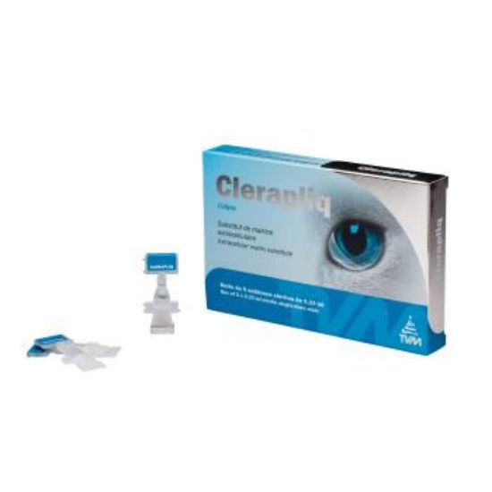 Afbeeldingen van Clerapliq – bevordert de heling van stromale oogletsels en beperkt littekenvorming 5 x 0,33 ml