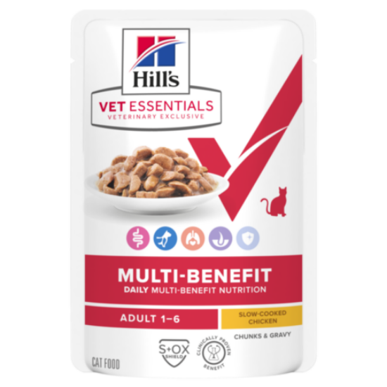 Afbeeldingen van Hill's VET ESSENTIALS MULTI-BENEFIT Adult CAT - NATVOER