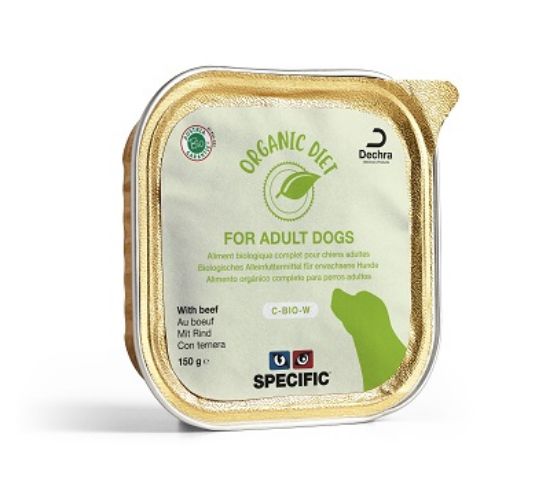 Afbeeldingen van Specific dog C-BIO-W organic with beef 5X150g