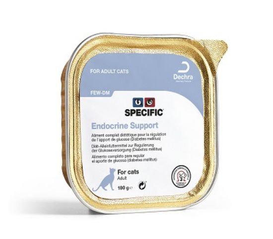 Afbeeldingen van Specific FEW-DM Endocrine Support CAT - WET (7x100g)