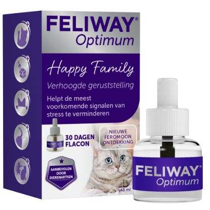 Afbeeldingen van Feliway Optimum - Navulling voor verdamper (48ml)