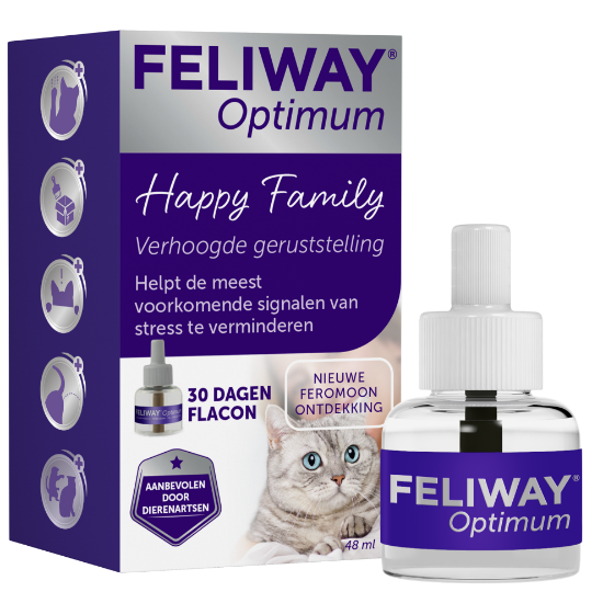 Afbeeldingen van Feliway Optimum - Navulling voor verdamper (48ml)