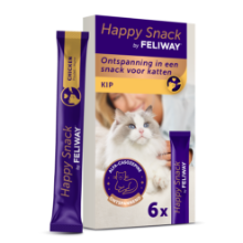 Afbeeldingen van Feliway Happy Snack kip (6x15g)