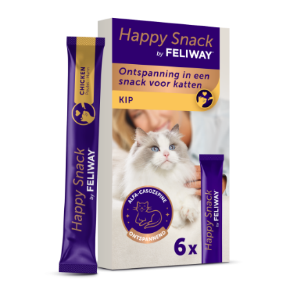 Afbeeldingen van Feliway Happy Snack kip (6x15g)