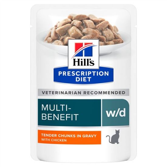 Afbeeldingen van Hills Prescription Diet w/d (diabetes) CAT - NATVOER