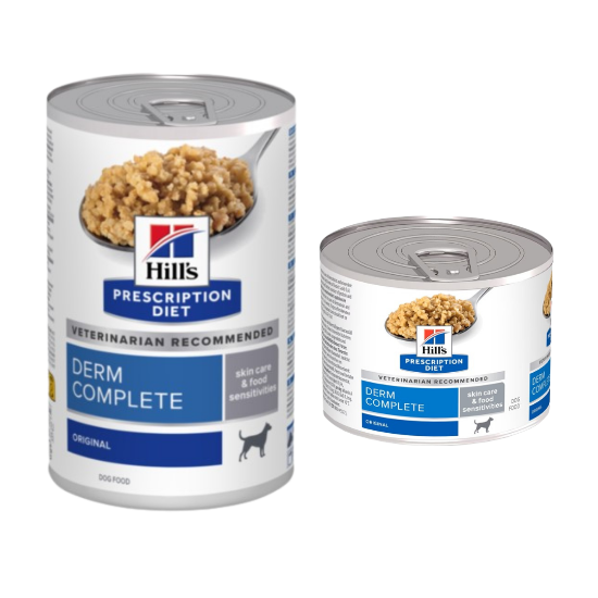 Afbeeldingen van Hills Prescription Diet Derm Complete DOG - NATVOER
