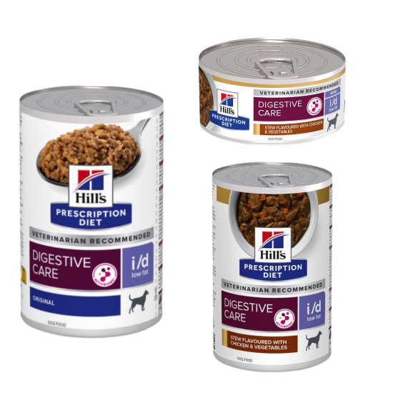 Afbeeldingen van Hills Prescription Diet i/d LOW FAT DOG - NATVOER