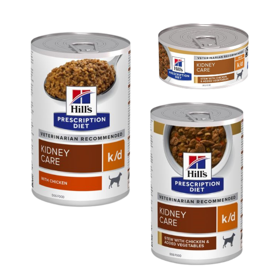 Afbeeldingen van Hills Prescription Diet k/d Kidney Care DOG - NATVOER