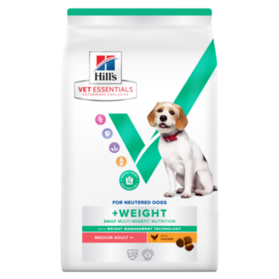 Afbeeldingen van Hills Vet Essentials Multi-benefit + weight Adult 1+ MEDIUM BREED - DROOGVOER