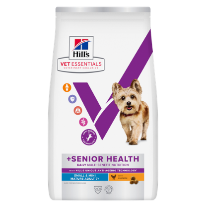 Afbeeldingen van Hills Vet Essentials Multi-benefit + senior health mature Adult 7+ SMALL & MINI BREED - DROOGVOER