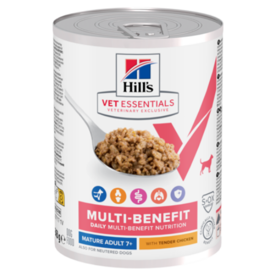 Afbeeldingen van Hills Vet Essentials Multi-benefit Mature Adult 7+ DOG - NATVOER
