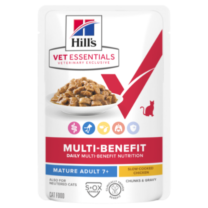 Afbeeldingen van Hills Vet Essentials Multi-benefit Mature Adult 7+ CAT - WET