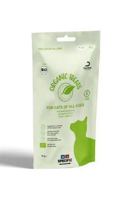 Afbeeldingen van Specific FT-BIO organic treats cat 8x50g